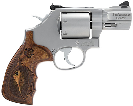 SW PC 686 357MAG 2.5 SS RR AS WOOD GRIPS 7RD