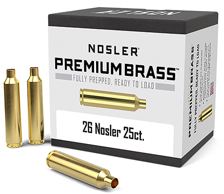 NOSLER BRASS 26 NOSLER 25/COUNT