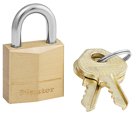 MASTER 120D        BRASS BODY PADLOCK