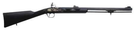 Traditions Deerhunter .50 cal Flintlock Black/Blued 24" BBL