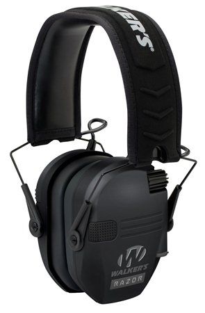 WALKER'S RAZOR SLM ELEC MUFF BLK