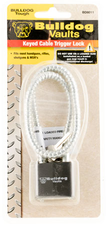 Single Pack Keyed Cable Trigger Lock w/Key