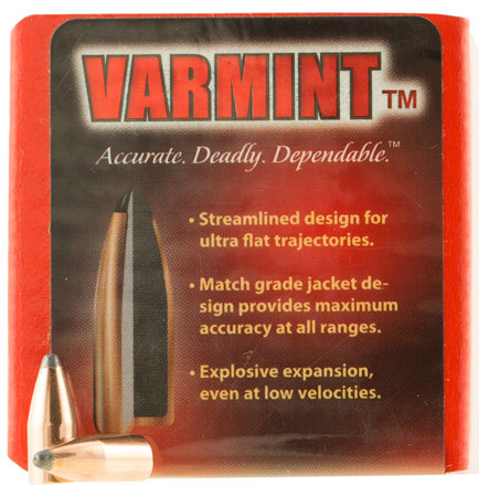 SOFT POINT 22 CALIBER (0.224'') JACKETED SOFT POINT BULLETS