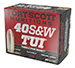 Fort Scott Munitions 400125SCV Tumble Upon Impact  TUI  Solid Copper Spun 125 Grain  40 S W 1321 fps