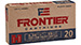 Hornady Frontier Rifle Ammo 5 56 NATO 55 gr  Hollow Point Match 20 rd  3240 FPS