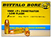 Buffalo Bore Ammunition 24F20 Penetrator Strictly Business 9mm Luger  P  124 gr Full Metal Jacket Flat Nose  FMJFN  20 Per Box  12 Cs