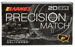 Barnes 30740 Precision Match Open Tip Match Boat Tail 220 Grain  300 Winchester Mag 2775 fps
